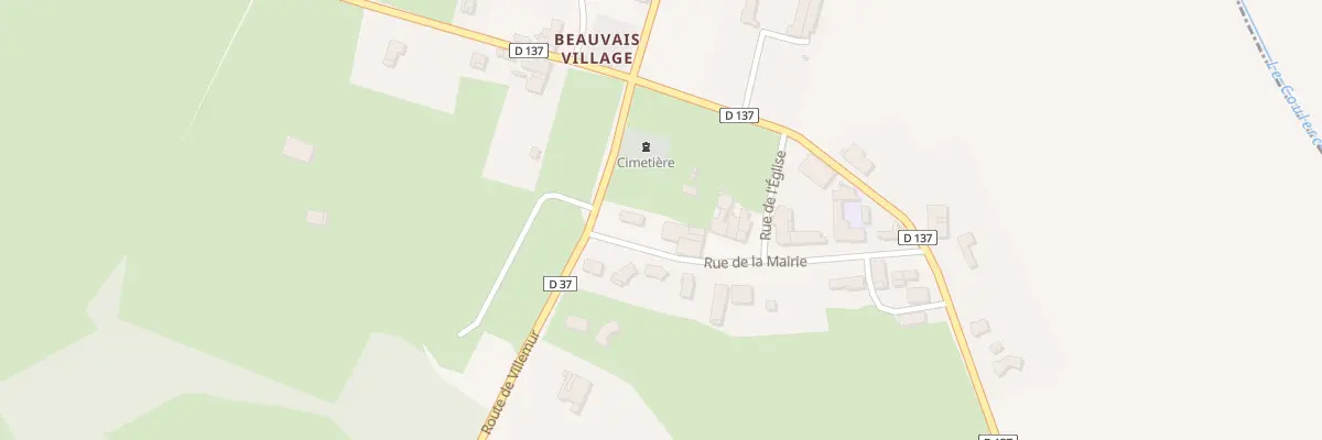 Plan du 107 Rue de la Mairie à Beauvais-sur-Tescou
