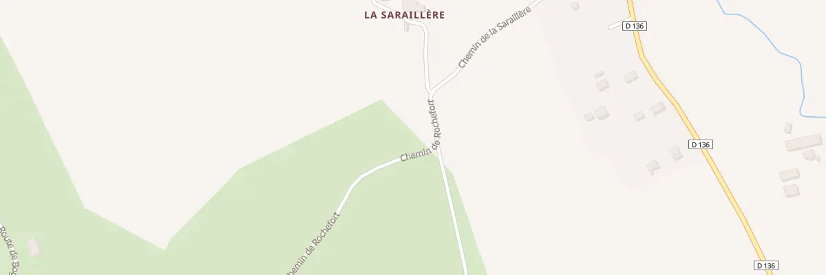 Plan du 5 Che de Rochefort à Saverdun