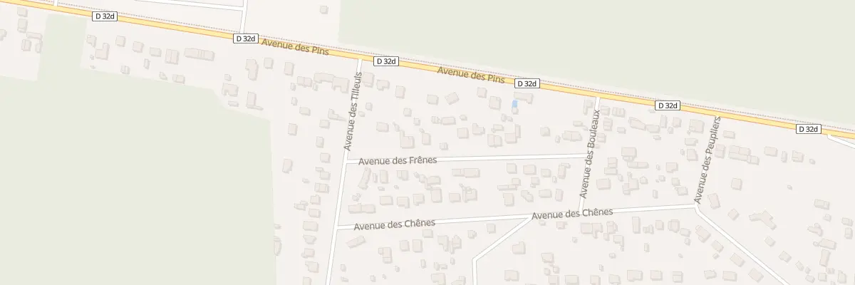 Plan du 3 Av des Frênes à Quend