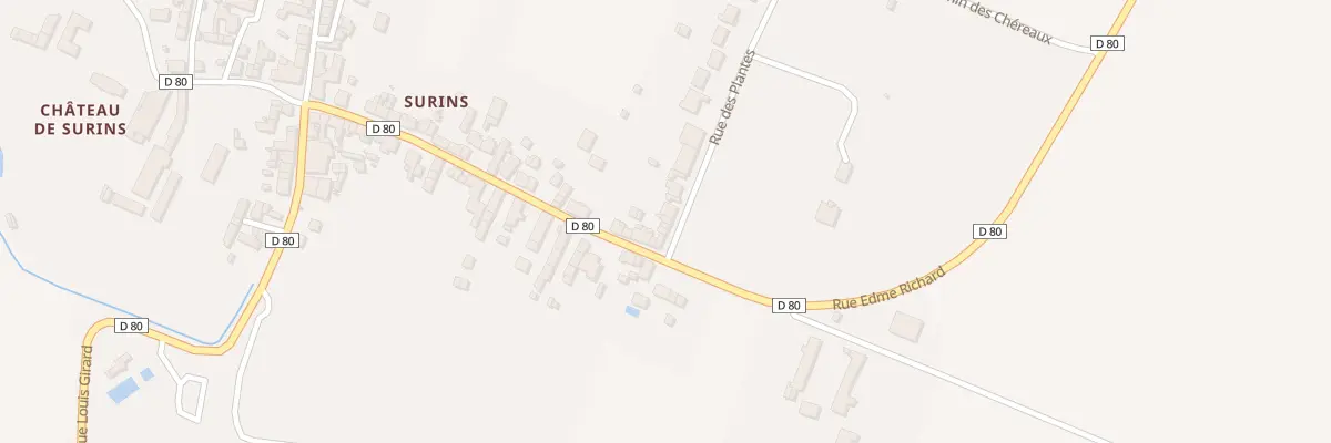 Plan du 1 Rue des Plantes à Niherne