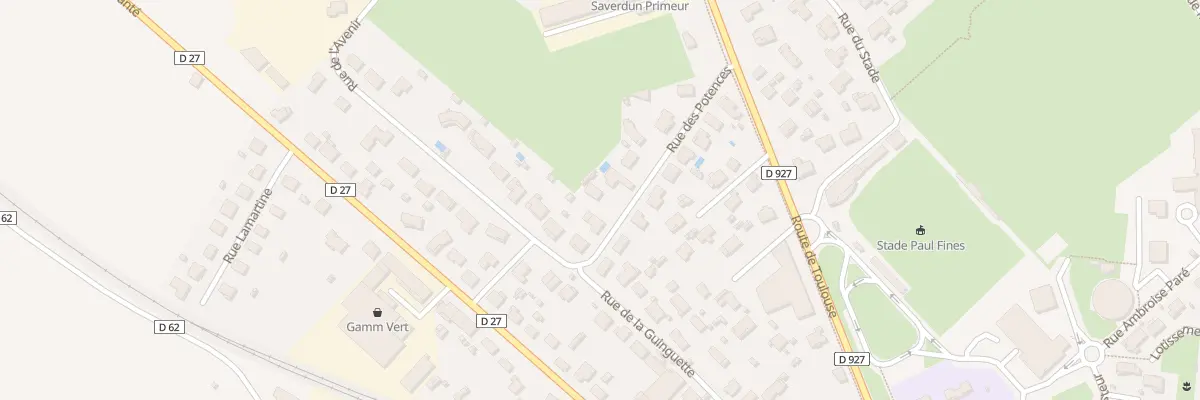 Plan du 12 Rue des Potences à Saverdun