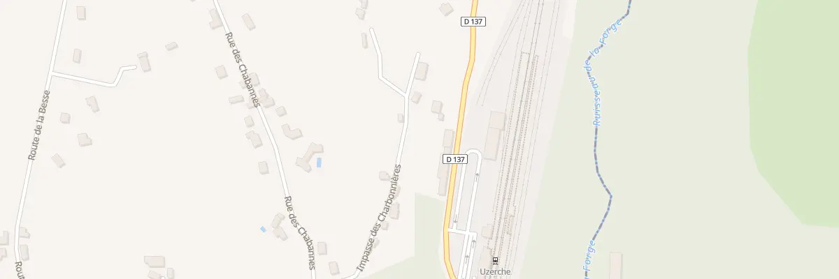 Plan du 37 Av de la Gare à Vigeois