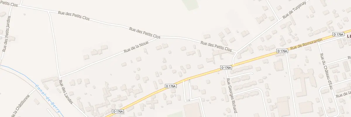 Plan du 125 Rue de Romorantin à Selles-sur-Cher