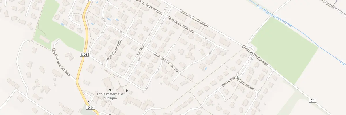 Plan du 19 Rue des Contours à Auzielle