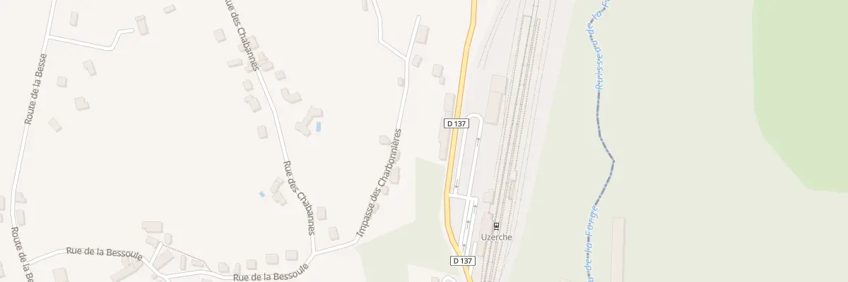 Plan du 12 Imp des Charbonnieres à Uzerche