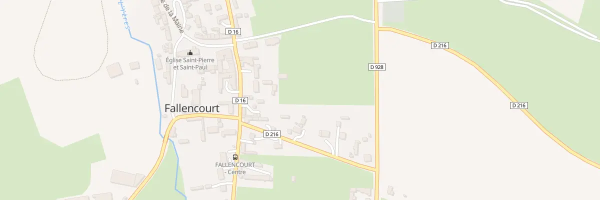 Plan du 19 Le Bourg à Fallencourt
