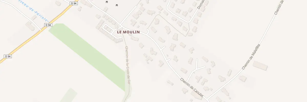 Plan du 12 Che du Caoulet à Auzielle
