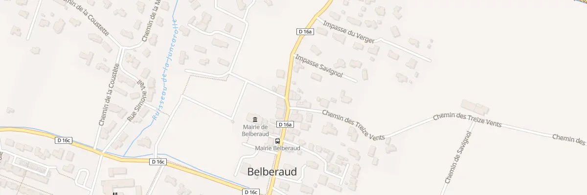 Plan du 22 Rue de la Mairie à Belberaud