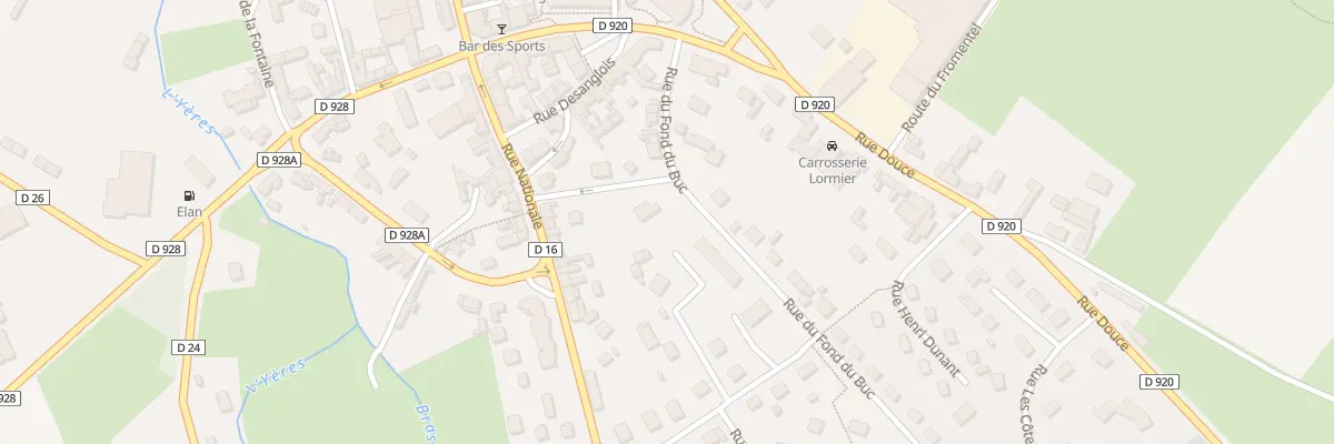 Plan du 5071 Le Bourg à Foucarmont
