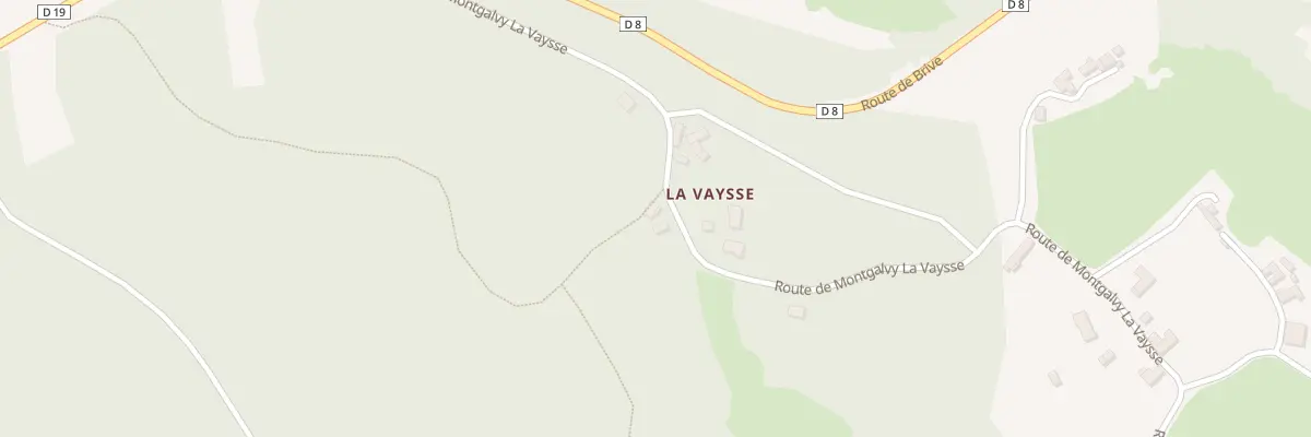 Plan du 785 Rte De Montgalvy - La Vaysse à Turenne
