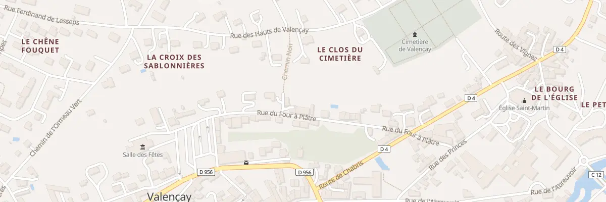 Plan du 11 Rue du Four à Plâtre à Valençay