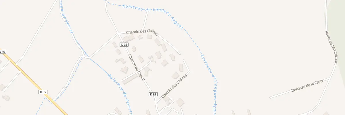 Plan du 6 Che des Chenes à Vaïssac