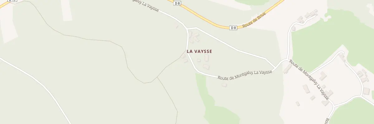 Plan du 5218 La Vaysse à Turenne