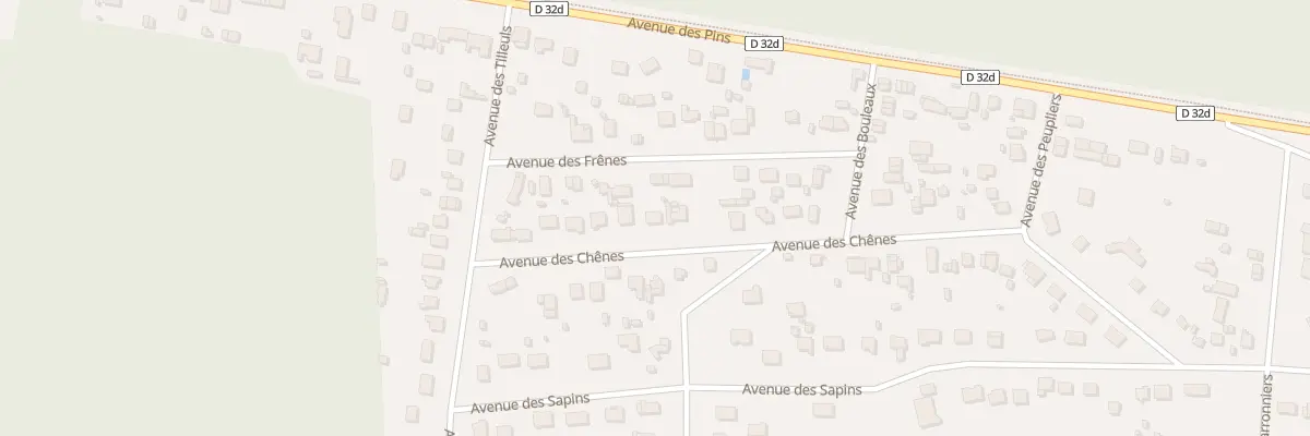 Plan du 13 Av des Chênes à Quend