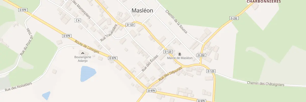 Plan du 6 Rue Jean Breton à Masléon