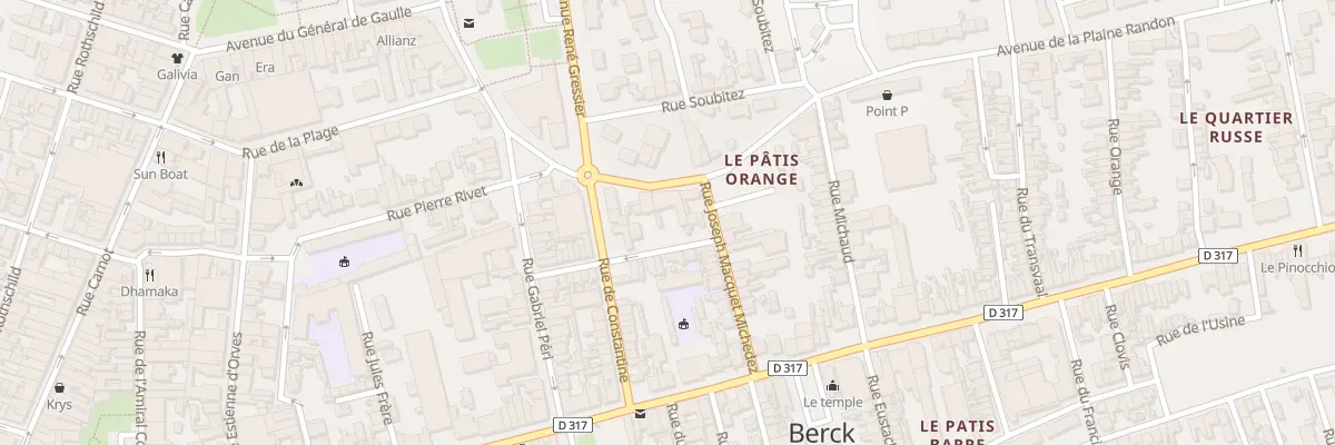 Plan du 16 Rue d’Arsonval à Berck