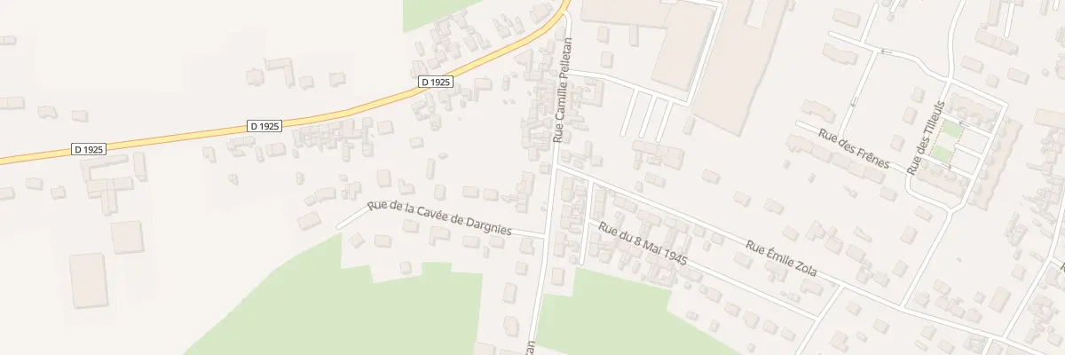 Plan du 22 Rue Camille Pelletan à Fressenneville