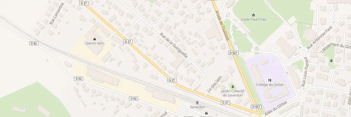 Plan du 11 Rue de la Guinguette à Saverdun