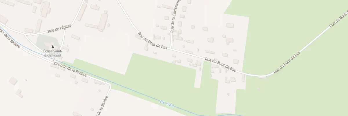 Plan du 10 Rue du Bout de Bas à Nojeon-en-Vexin
