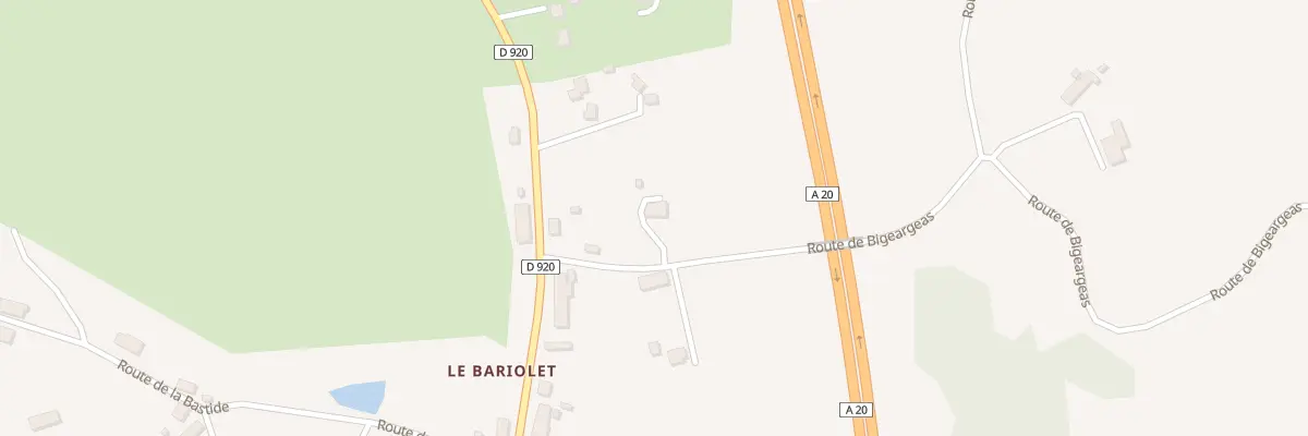 Plan du 87 Rte Bigeargeas à Perpezac-le-Noir
