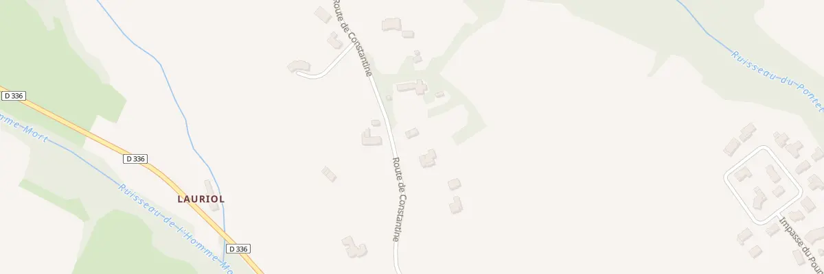 Plan du 5032 Rte de Constantine à Bézac