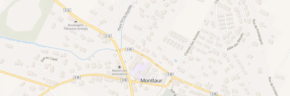 Plan du 101 Rue du Château à Montlaur