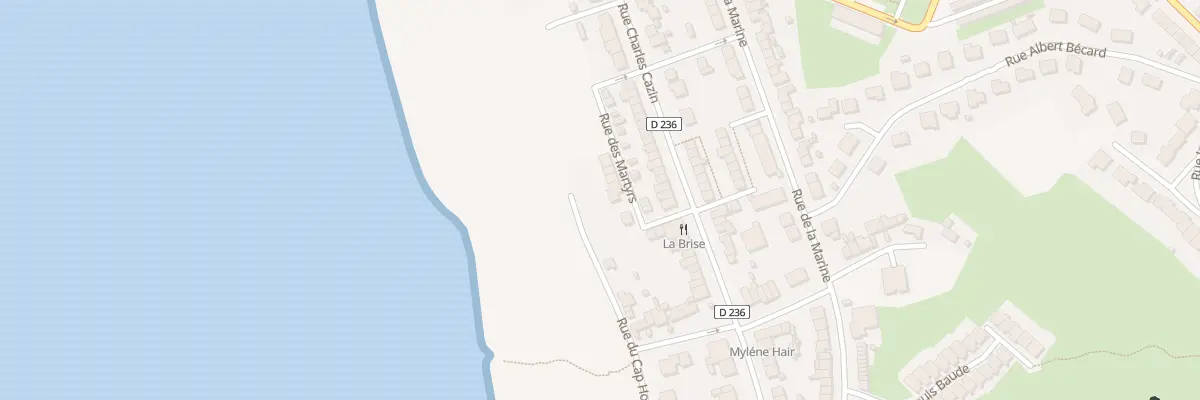 Plan du 12 Rue des Martyrs à Équihen-Plage