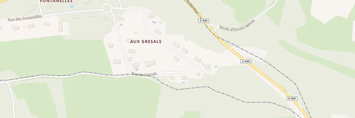 Plan du 246 Rue de Grézals à Cuzance