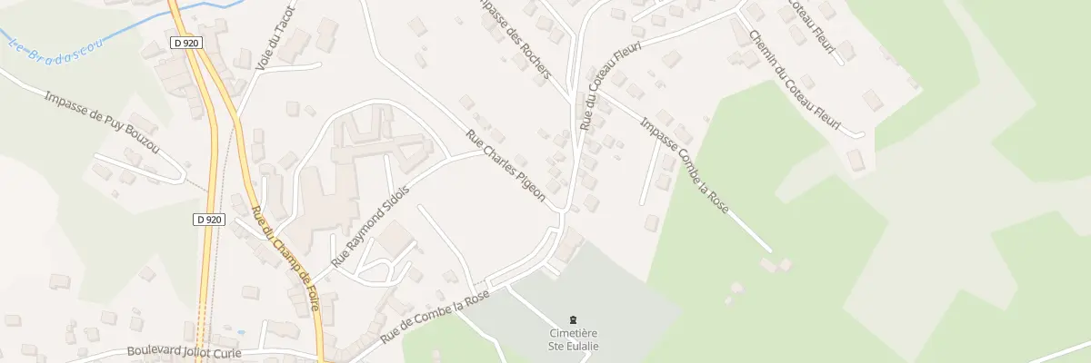 Plan du 19 Rue Combe La Rose à Uzerche