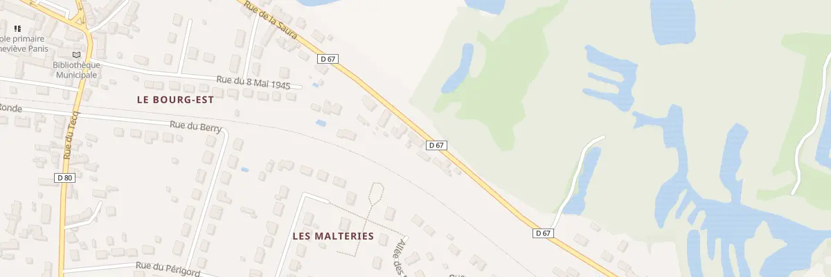 Plan du 38 Rue de la Saura à Niherne