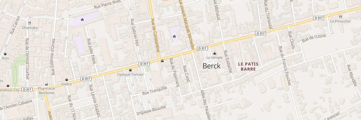 Plan du 96 Rue de l’Impératrice à Berck