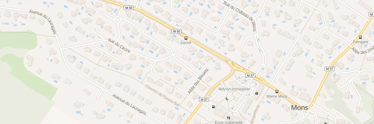 Plan du 4 Rue du Plantaurel à Mons
