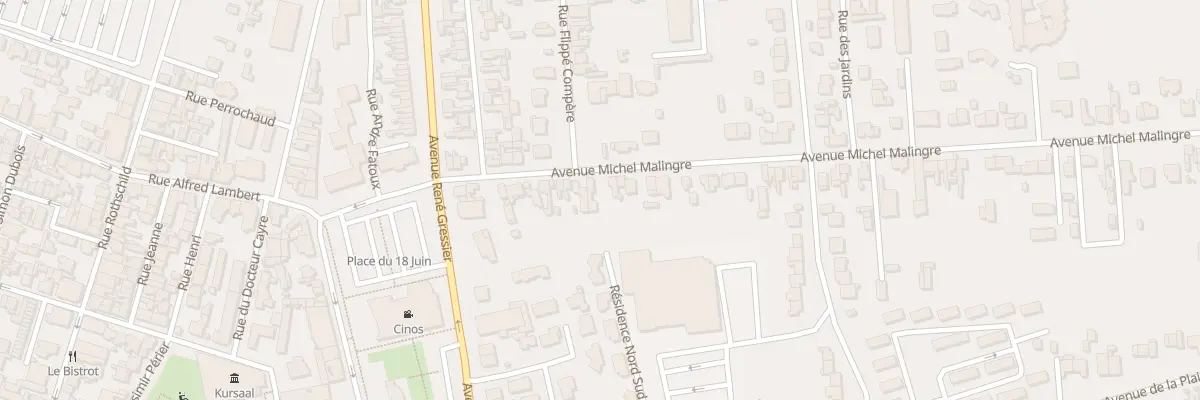 Plan du 22 Av Michel Malingre à Berck