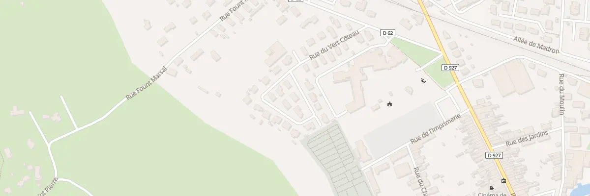 Plan du 9003 Rue du Vert Coteau à Saverdun