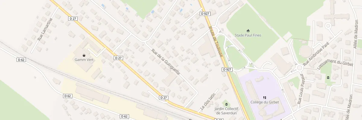 Plan du 18B Rue de la Guinguette à Saverdun