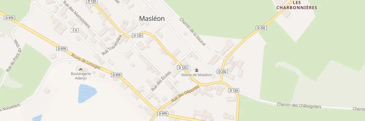 Plan du 5107 Le Bourg à Masléon