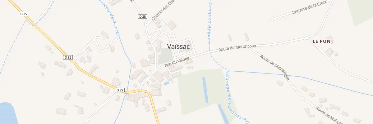 Plan du 285 Rue du Village à Vaïssac