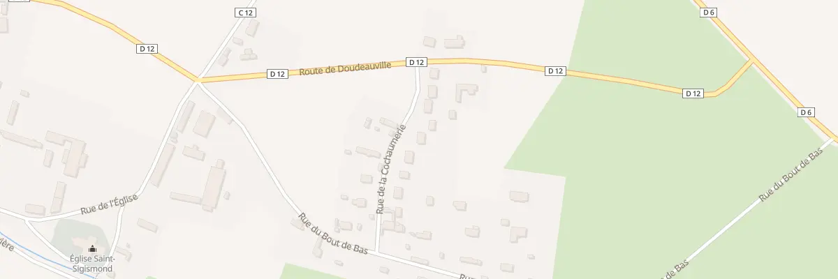 Plan du 10 Rue de la Cochaumerie à Nojeon-en-Vexin