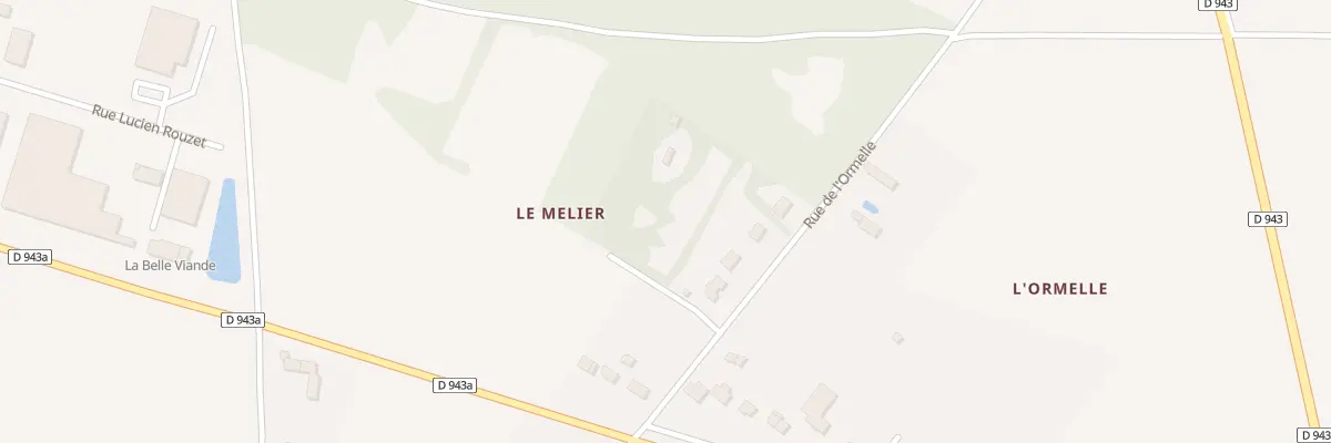 Plan du 5497 Le Melier à Niherne