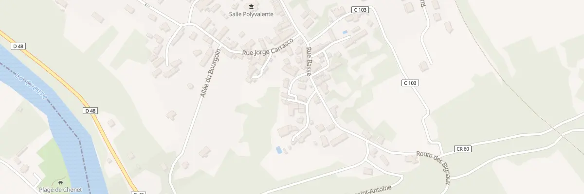 Plan du 4 Imp de la Cora au Menoux