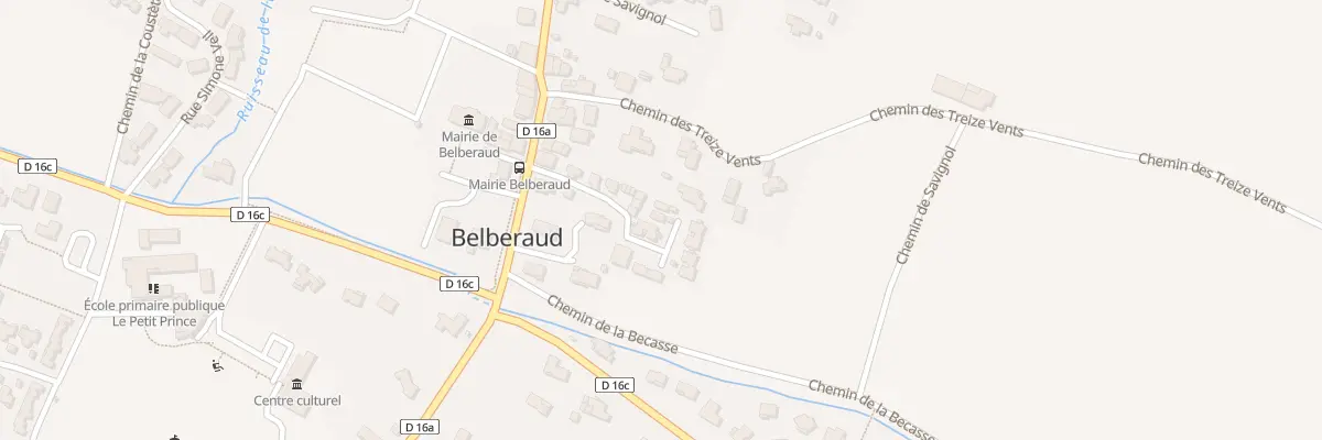 Plan du 15 Imp Pouchie à Belberaud