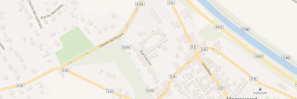 Plan du 1 Rue de la Garenne à Montgiscard