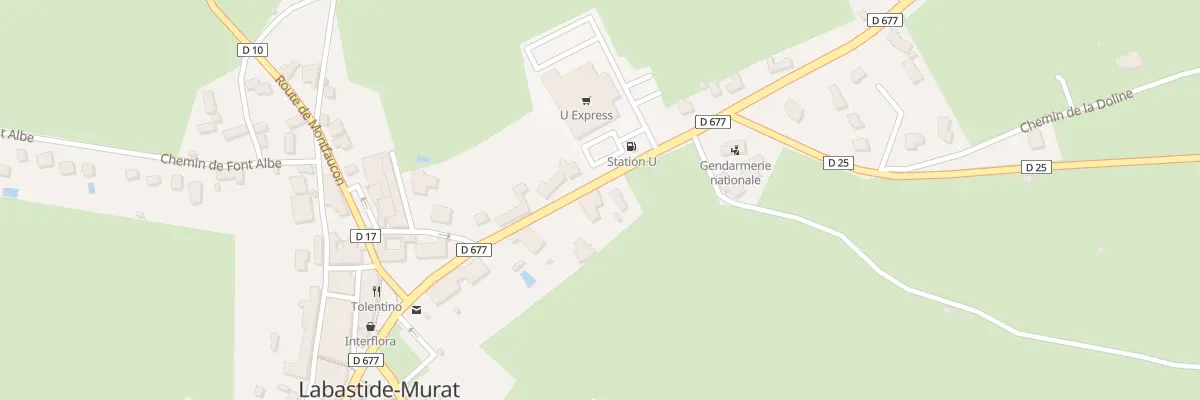 Plan du 10 Rte de Gramat à Cœur de Causse