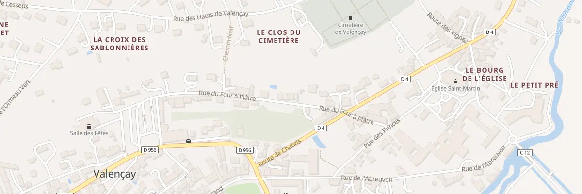 Plan du 19 Rue du Four à Plâtre à Valençay