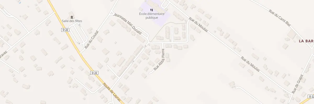 Plan du 1 Rue Abbe Pierre à Mirepoix-sur-Tarn