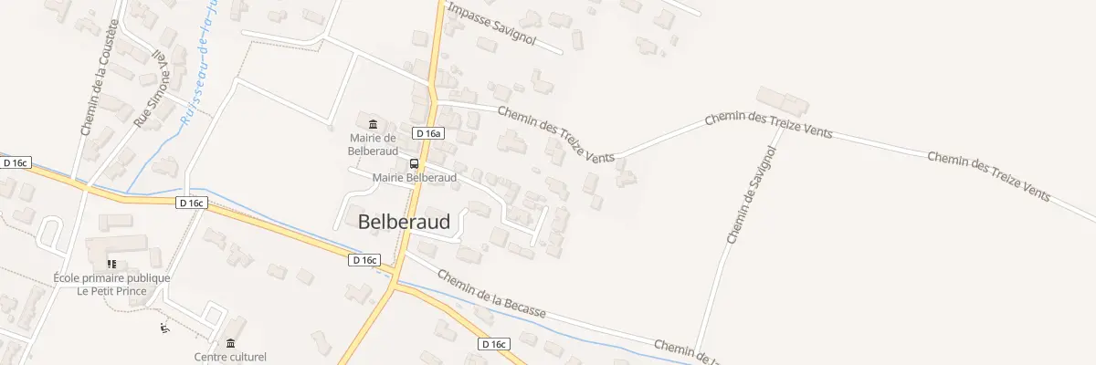 Plan du 6B Che des Treize Vents à Belberaud