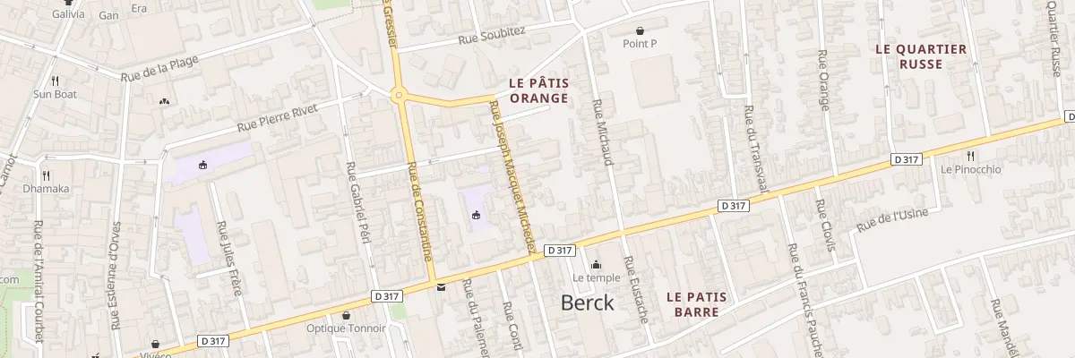 Plan du 6 Rue Joseph Macquet Michedez à Berck