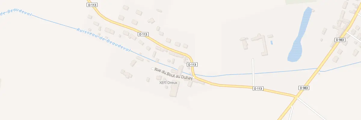 Plan du 167 Rue du Bout au Duhay à Faverolles
