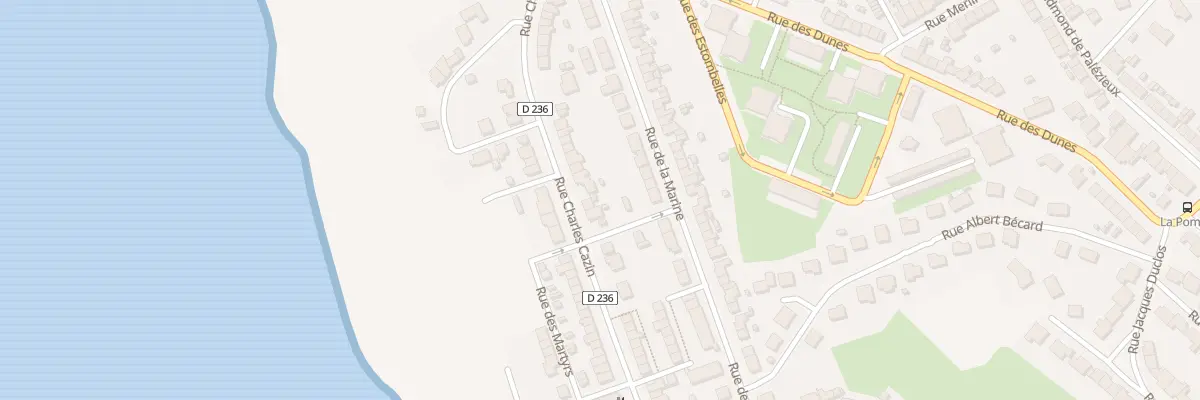 Plan du 43 Rue Charles Cazin à Équihen-Plage