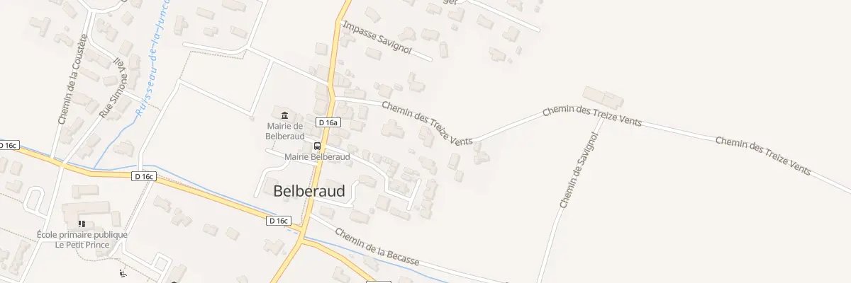 Plan du 6 Che des Treize Vents à Belberaud